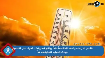 طقس الأربعاء يشهد انخفاضاً حاداً بواقع 4 درجات.. تعرف على تفاصيل درجات الحرارة المتوقعة غداً